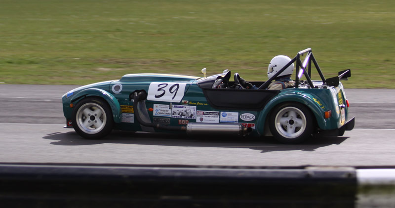 Brian at Castle Combe, March 2014
Picture:Kim Broughton 