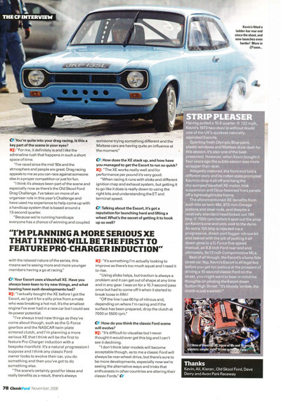 Classic Ford, November 2008 Classic Ford, November 2008