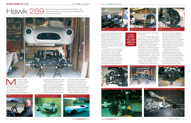 Complete Kit Car, May 2015 Complete Kit Car, May 2015