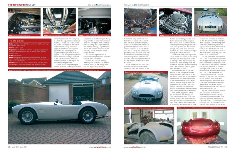 Complete Kit Car, May 2015 Complete Kit Car, May 2015