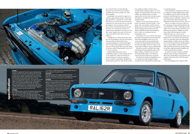 Retro Cars, September 2008 Retro Cars, September 2008